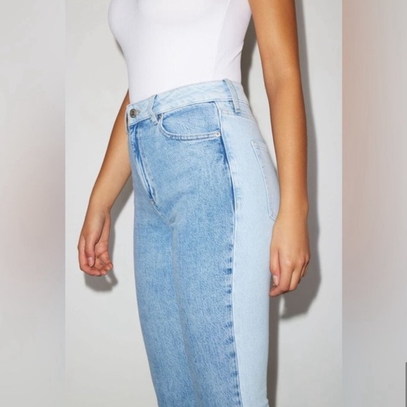 DYNAMITE CANDACE JEANS, Two Tone Size 26 - Picture 3 of 6